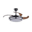 Modern Minimalist Invisible Ceiling Fan Light