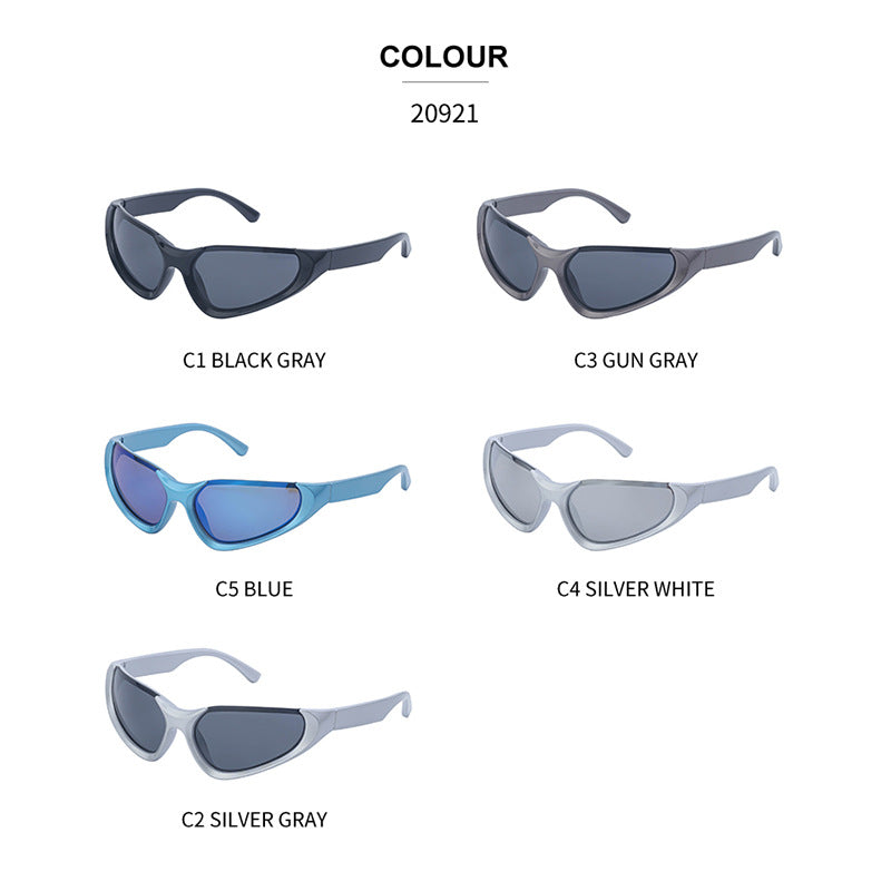 New Windproof Sports Sunglasses For Women Y2K Millennium Outdoor Sunglasses For Men - Korvel