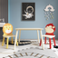 Kids Table and 2 Chairs Set - Wooden Activity Play Set