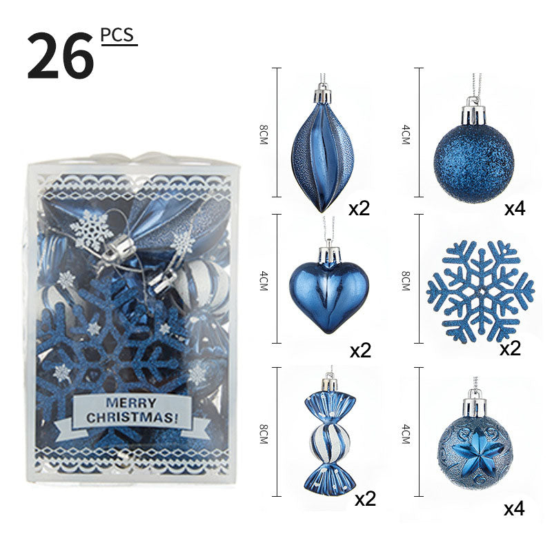 Ensemble de Boules de Noël Alien Peintes Premium - 6 cm