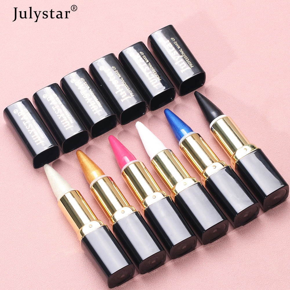 New Beauty Product Eyeliner Cream Suit Colorful Waterproof Cool Black Rich Eyeliner Cream Pen - Korvel