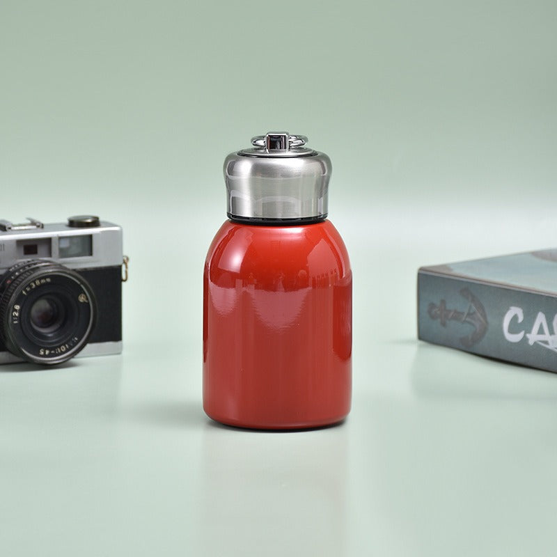 Mini 304 stainless steel chubby thermos cup double layer vacuum portable portable pocket cup gift cup - Korvel