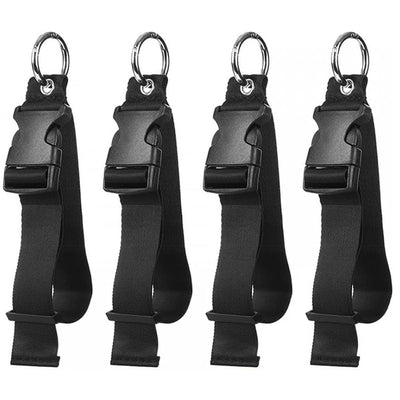 Portable Black Nylon Anti-Theft Luggage Strap