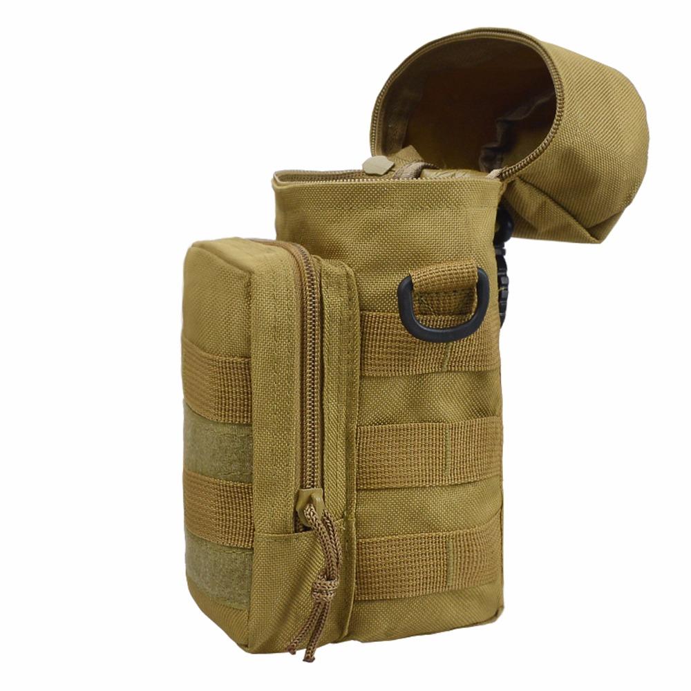 Black Hawk Commandos Tatical Molle Water Bottle Pouch bag H2O Holder Attachment military camouflage pack - Korvel