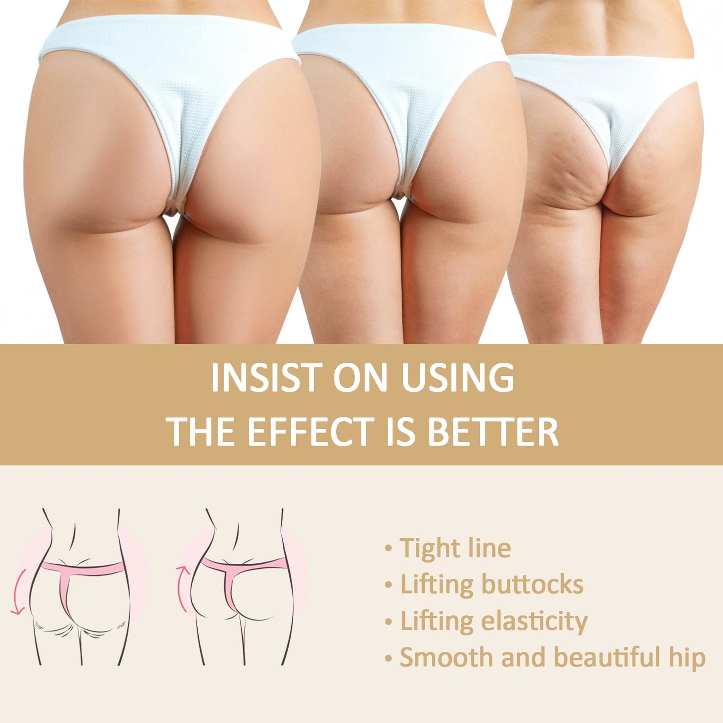 Huile essentielle premium pour le soin de la peau des fesses