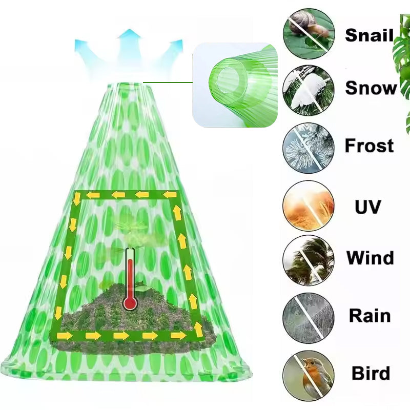 30 Reusable Square Planting Tents for Garden Protection