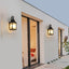 Large Outdoor Wall Lamps With Glass - Korvel