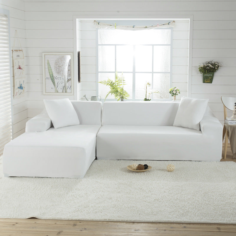 Solid color sofa cover, elastic tight package, full cover, fabric sofa cover, sofa cushion, sofa cover - Korvel