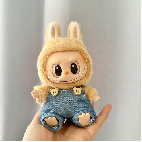 Clothing] Labubu Clothes with PVC Face Pendant, Labubu Sitting Party Series Doll Clothing - Korvel
