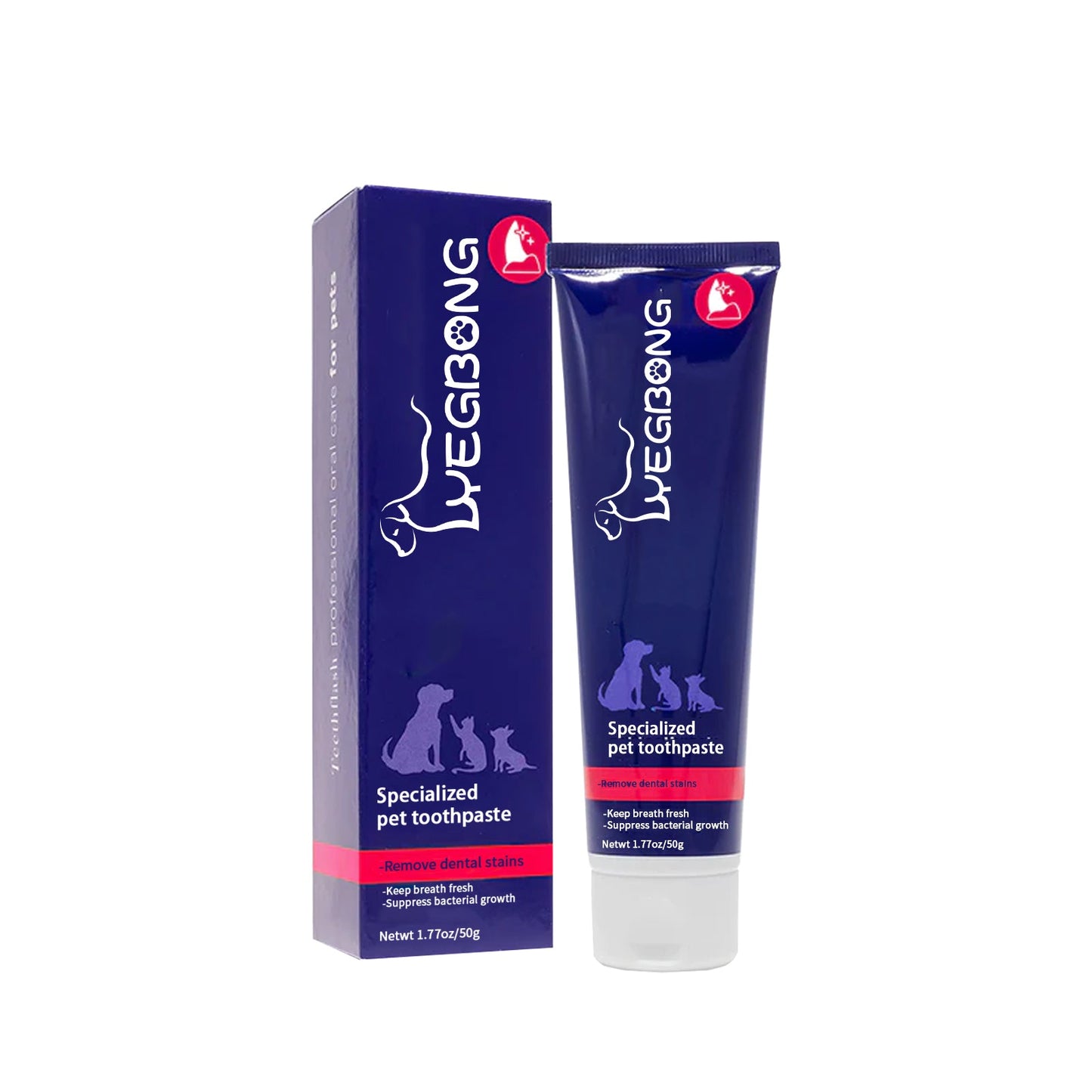 Pet Mouth Cleaning Cream, Cats And Dogs Clean Bad Breath Tartar Stains White Teeth Cream - Korvel