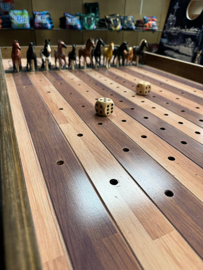 Jumbo Horse Game with Stained Rails - Korvel