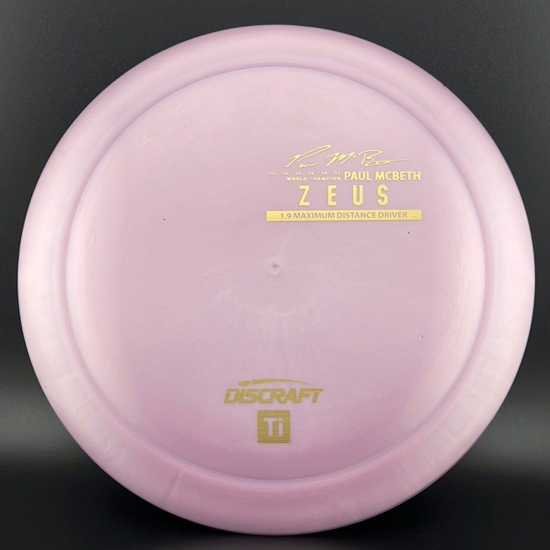 Titanium Zeus - Première édition - Disque en édition limitée de Paul McBeth