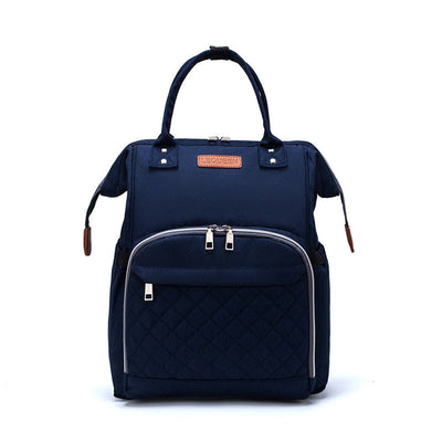 Lequeen Brand Diaper Bag Large Capacity USB Mummy Bag Travel Backpack Designer Nursing Bag for Baby Care - Korvel