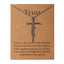 Faith Religious Gift Stainless Steel Cross Collarbone Chain Sweater Chain - Korvel