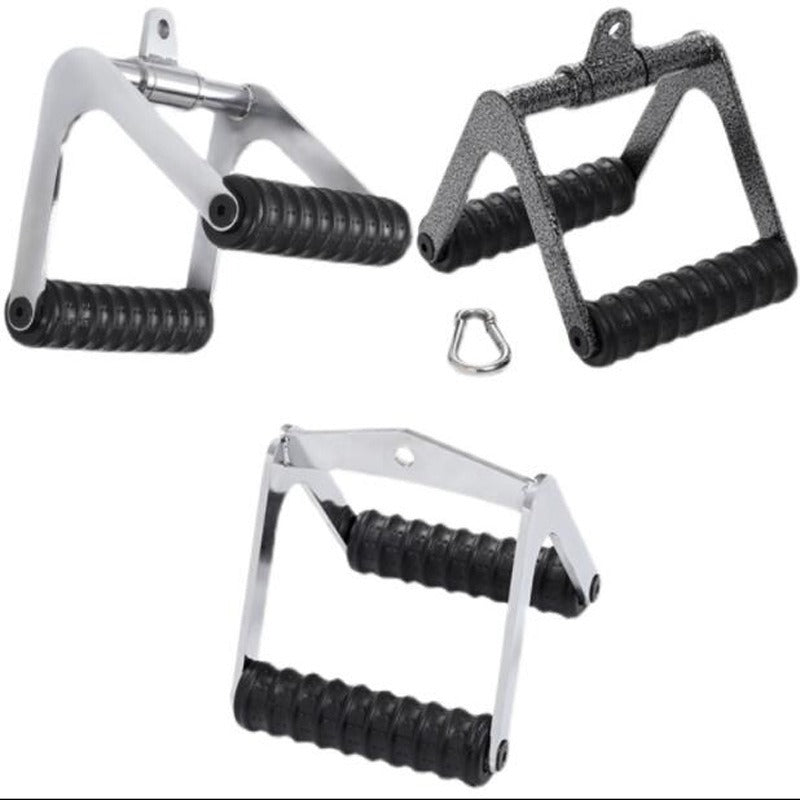 Pull Down Double D Handle Row Handle Grip Triangle V Shaped Handle of Home Gym Accessories - Korvel