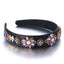Fashionable Baroque Retro Set Water Diamond Flower Headband - Korvel