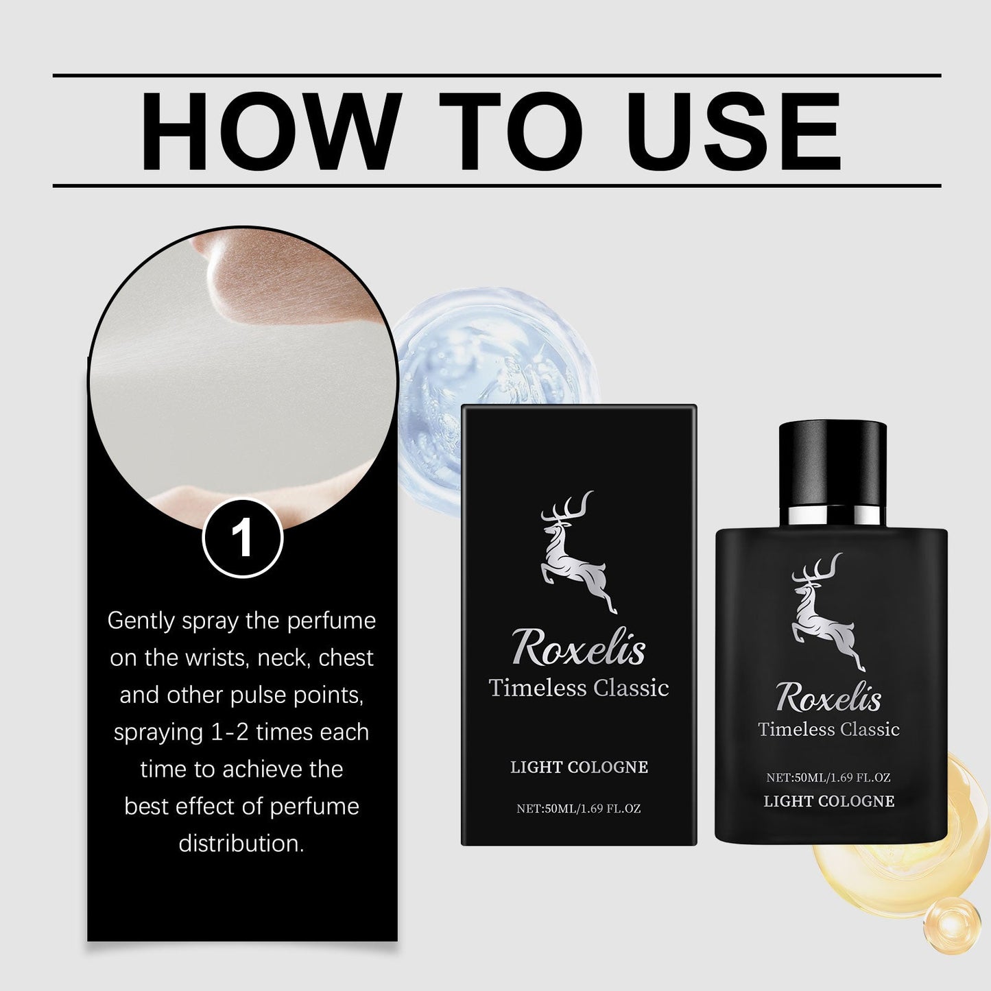 Charm Perfume Classic Cologne Natural Fresh Exudes Temperament Lasting Fragrance Light Elegant Portable Dating Perfume - Korvel