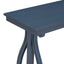 48-Inch Rustic Vintage Console Table --- Farmhouse Style Entryway Table with Open Shelf and Sturdy Construction (Navy) - Korvel