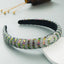 Hair Hoop Fashion Shiny Crystal Baroque Head Hoop French Hair Hoop Small Fragrance Hair Band Hair Accessories - Korvel