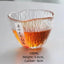 Hammer Patterned Heat-Resistant Glass Tea Cup