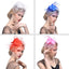 WELROG Feather Cap Lady Cocktail Dinner Party Fedoras Wedding Bridal Mesh Veil Hats Vintage Sombreros Chapeau Fascinators Hat - Korvel