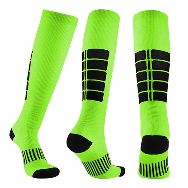 Compression Stocking Anti-slip Best for Basketball Football Outdoor Running  Socks Women Men Travel Compression Socks - Korvel
