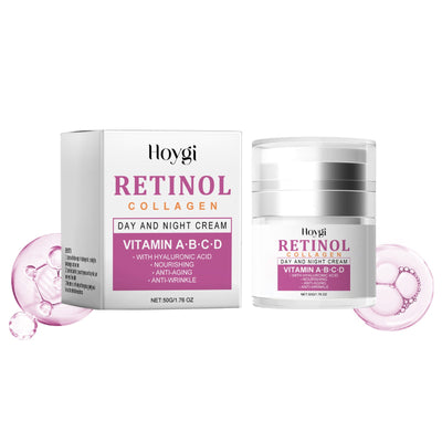 Collagen Cream Hydrating Facial Treatment Reduces Fine Lines, Brightens Skin Tone And Moisturizes Skin - Korvel