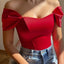 Elegant Women's Off Shoulder Top