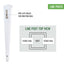 Line Post for White Vinyl Routed Fence Caps Included set of 2 - Korvel