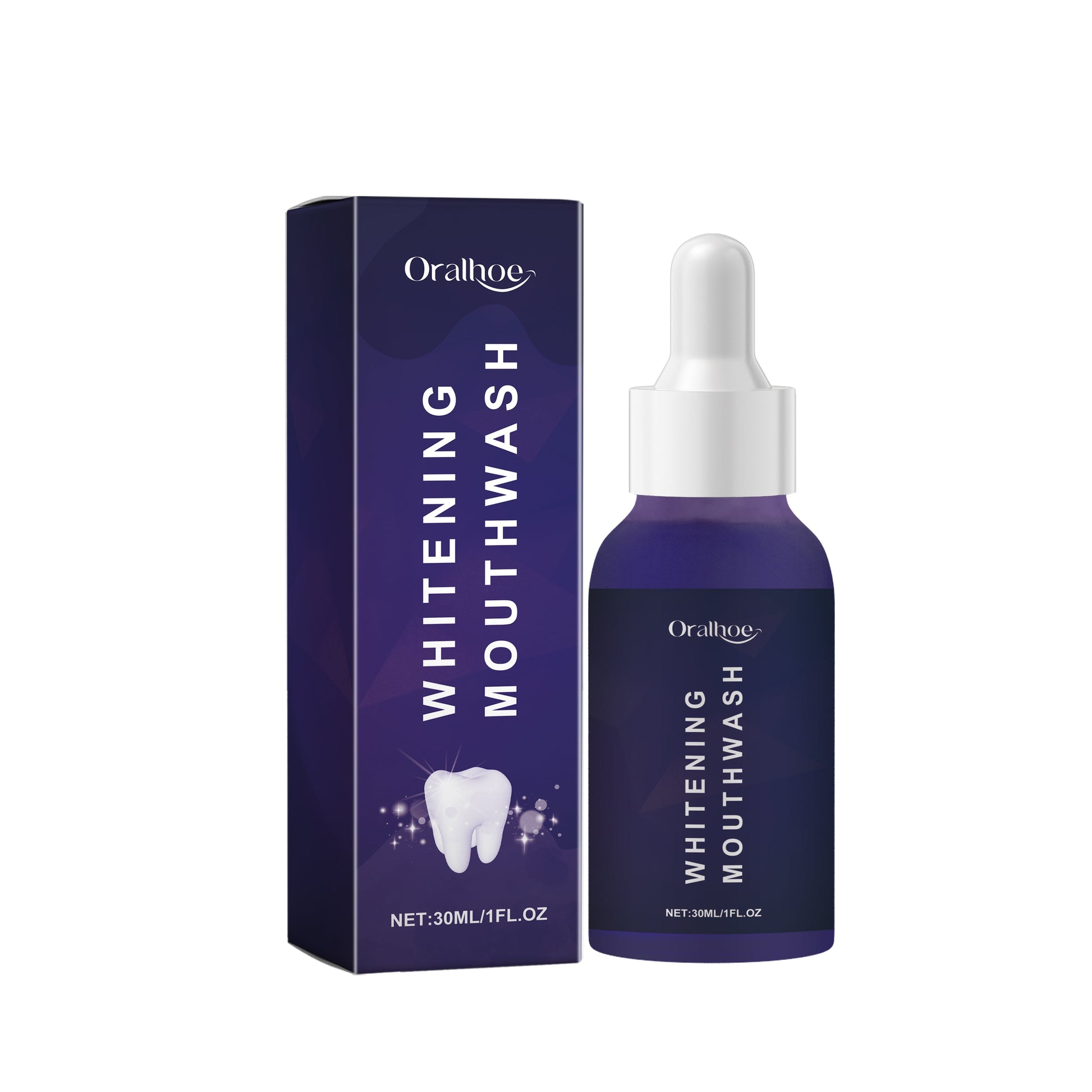Purple Dental Mouthwash, Gentle Ingredients To Protect Teeth Clean Stains Left Fresh Smell - Korvel