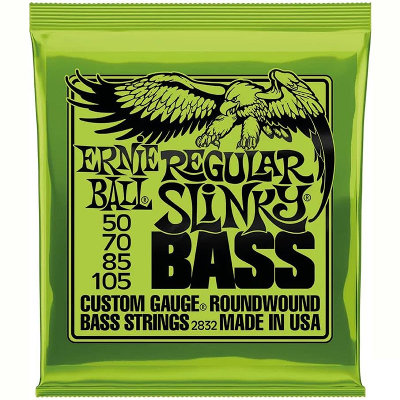 Ernie Ball Hyper Slinky Nickel - Wound Bass Guitar Strings, Gauge 40 - 100 (P02841) - Korvel