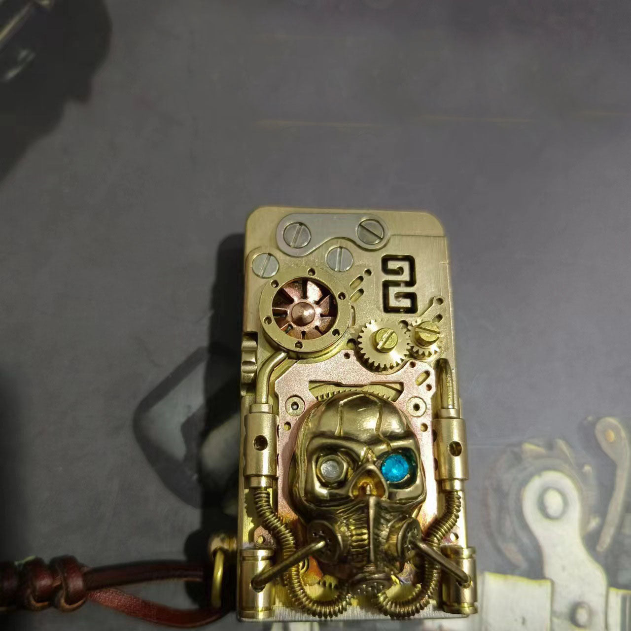Mechanical armor catapult ignition kerosene lighter Dragon Tongue Aspley Doomsday Hunter punk lighter - Korvel