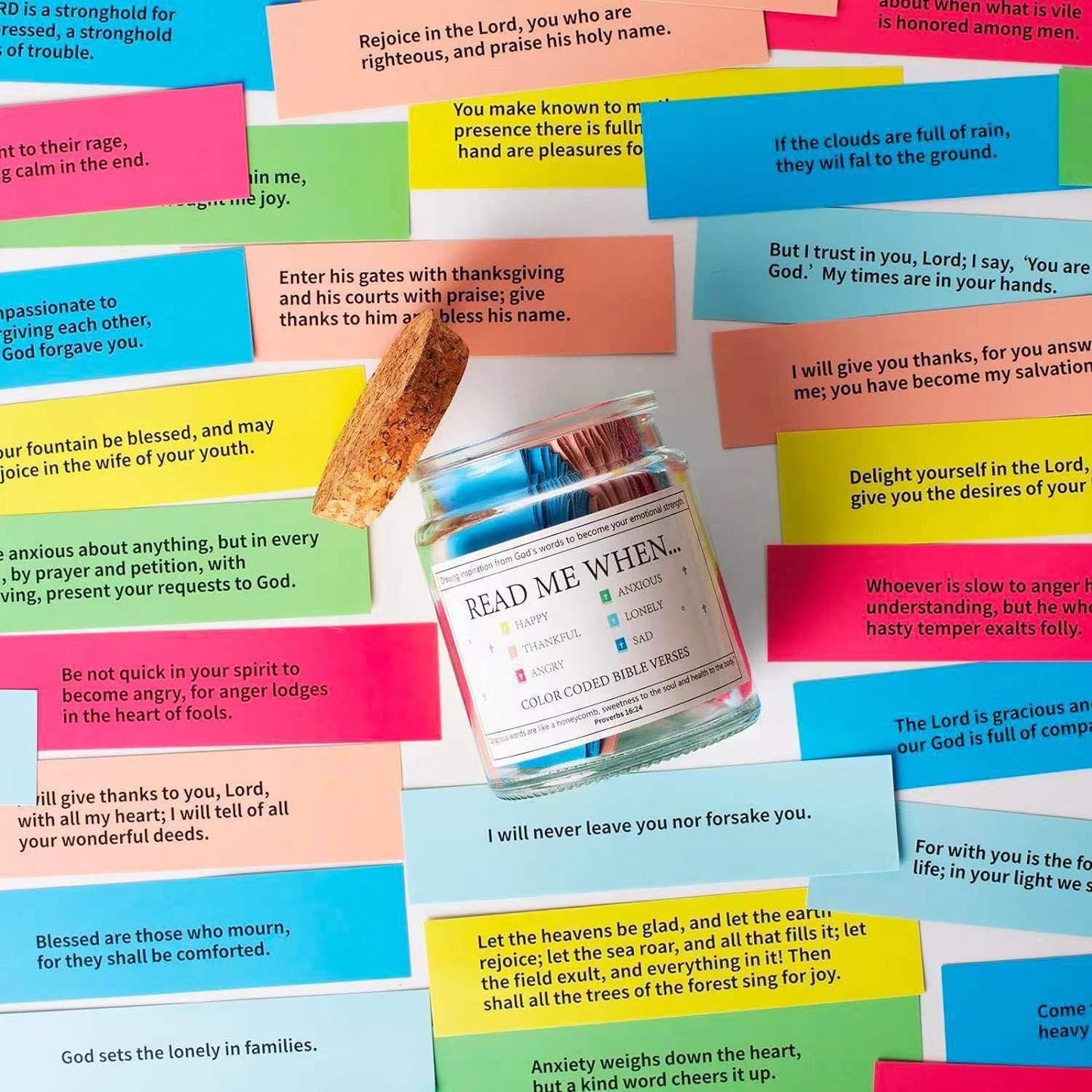 Bible Verses in a Jar - Inspirational Christian Gifts