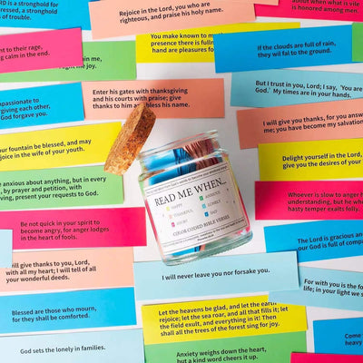 Bible Verses in a Jar - Inspirational Christian Gifts