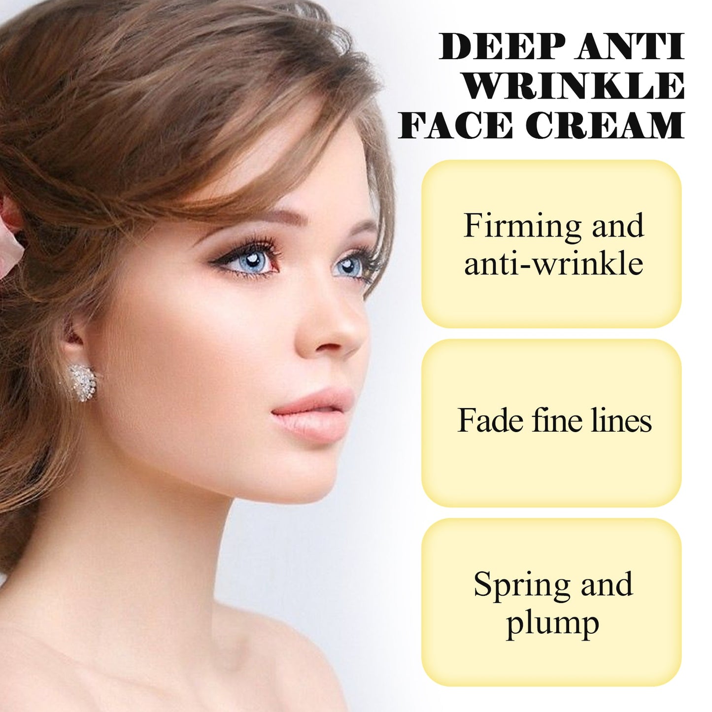 Deep Anti-Wrinkle Cream Anti-Aging, Lightening Spots And Fine Lines, Firming And Brightening Skin Moisturizing Cream - Korvel