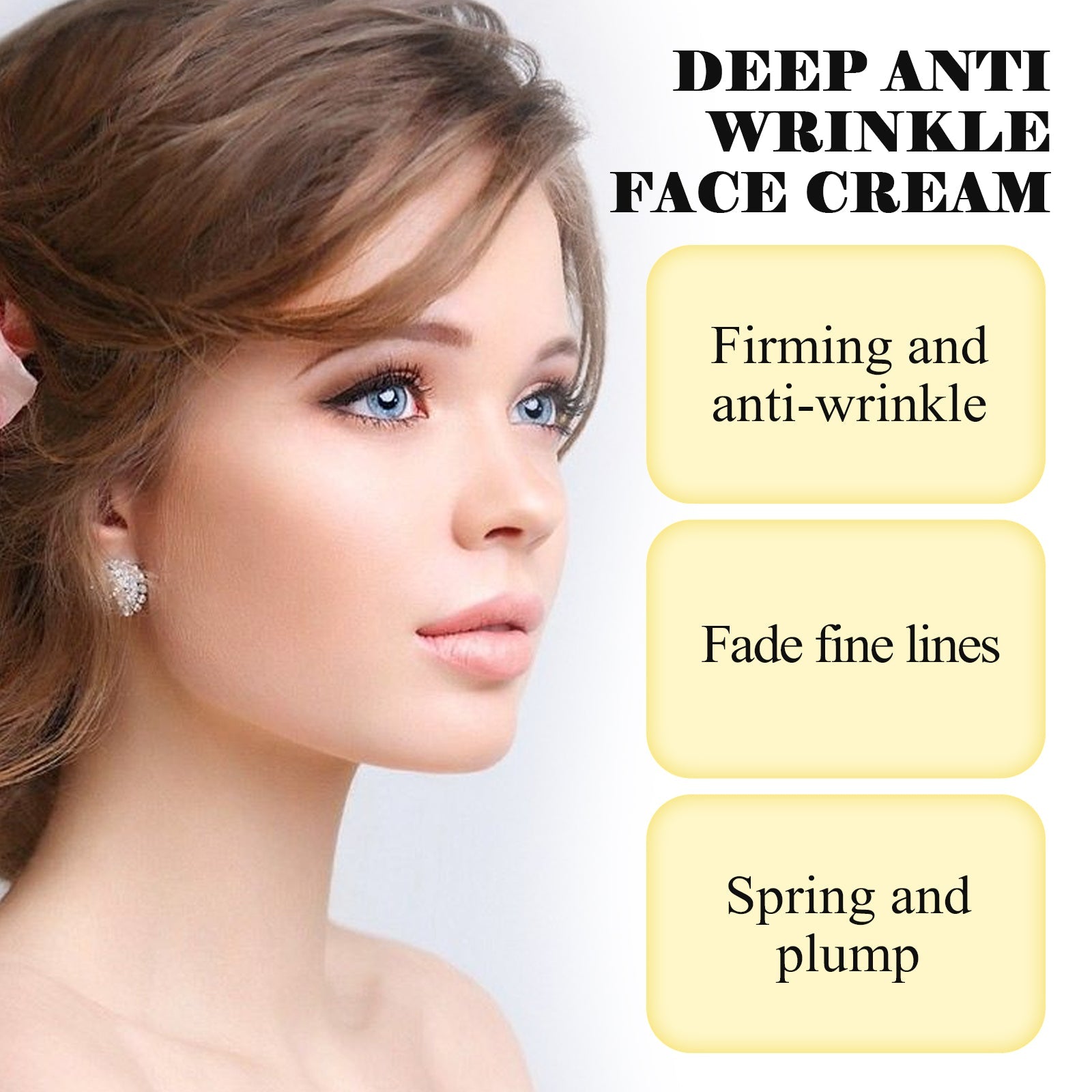 Deep Anti-Wrinkle Cream Anti-Aging, Lightening Spots And Fine Lines, Firming And Brightening Skin Moisturizing Cream - Korvel