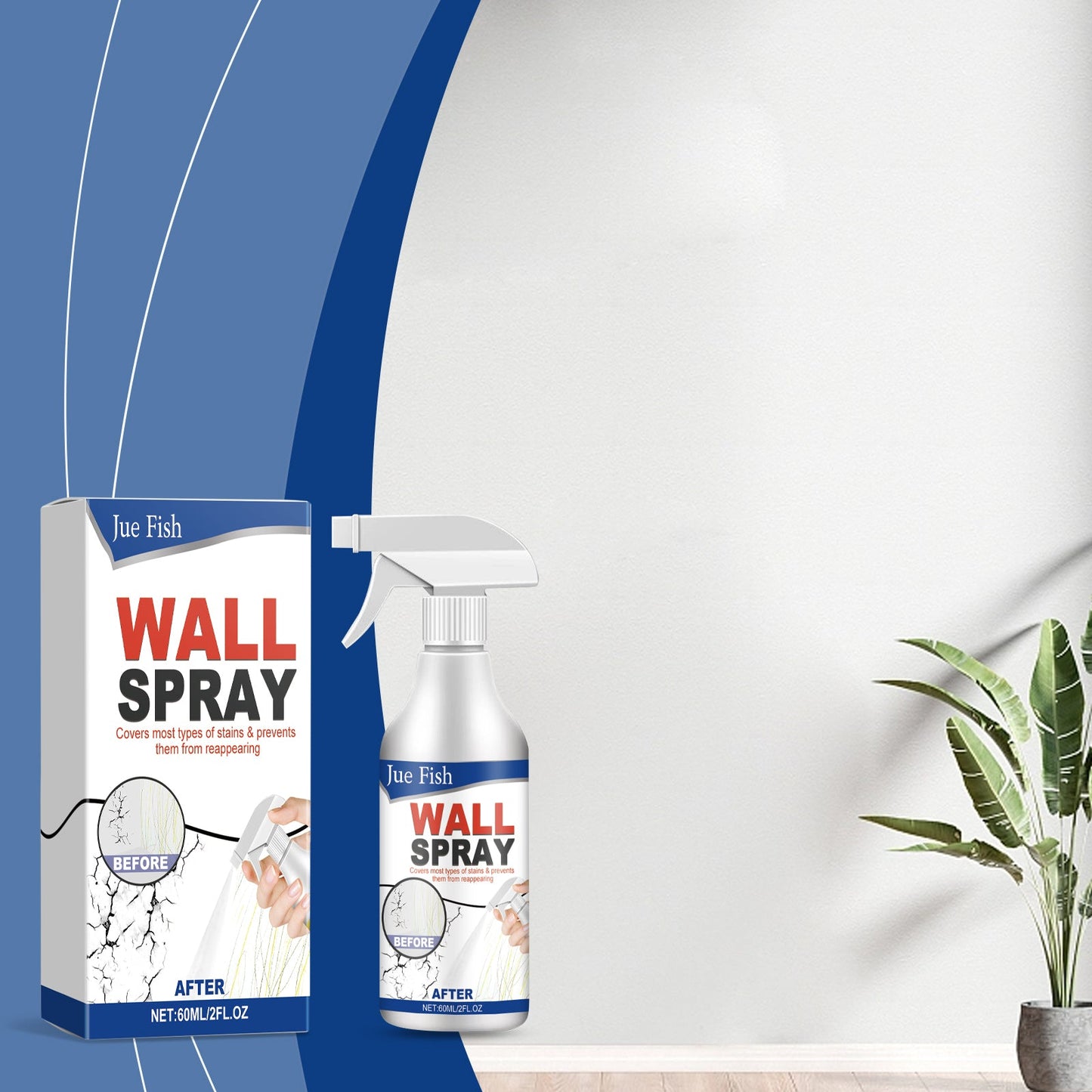 Peinture Mur Direct - Spray de Rénovation Intérieure Premium