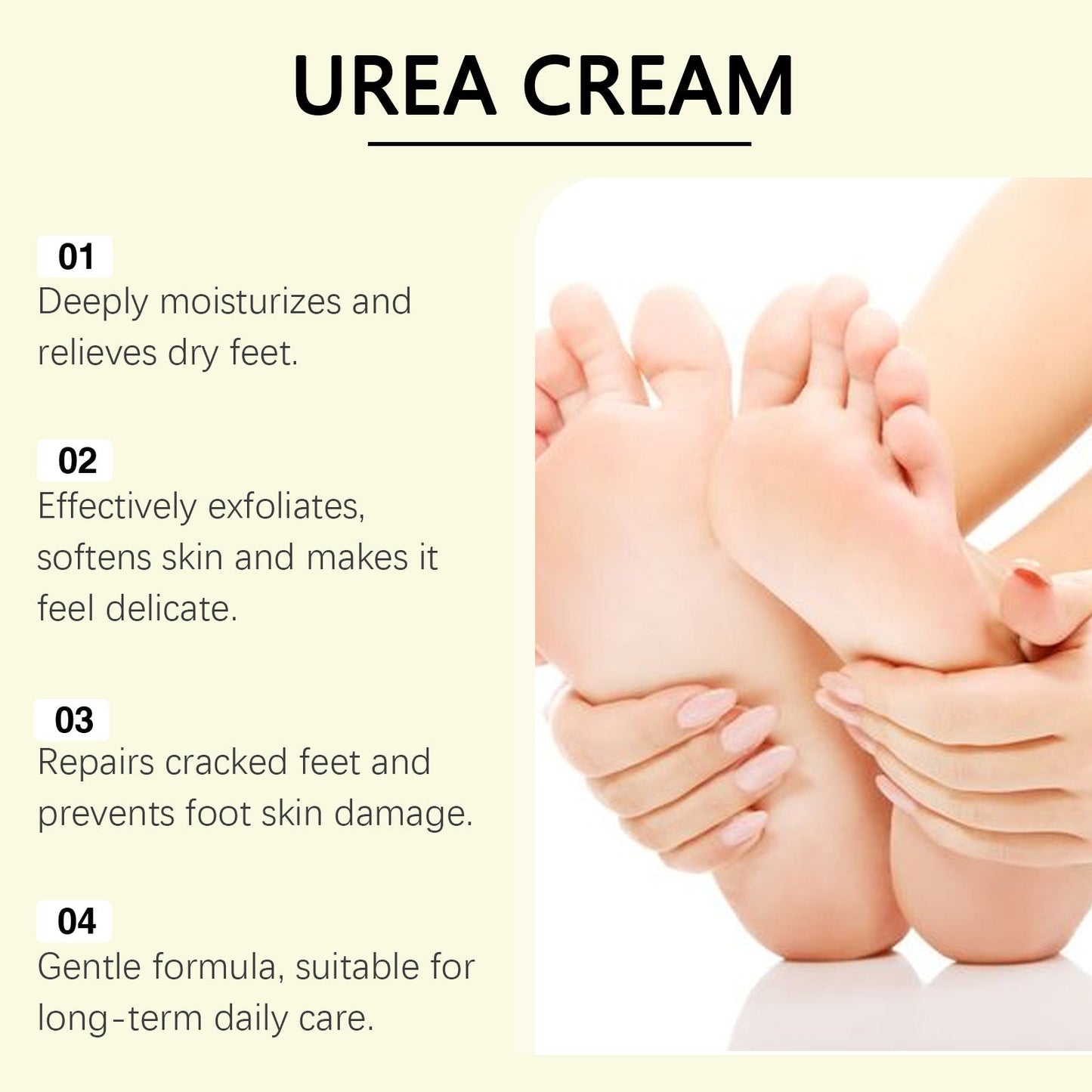 Foot Care Cream Anti-Dryness Moisturizing Repair Hydrating Heel Moisturizing Skin Care Cream - Korvel