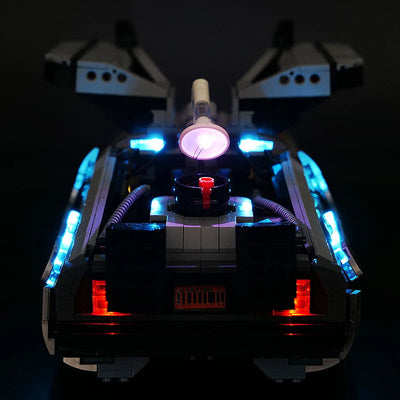 LED Lighting Kit for LEGO 10300 Back to the Future Time Machine