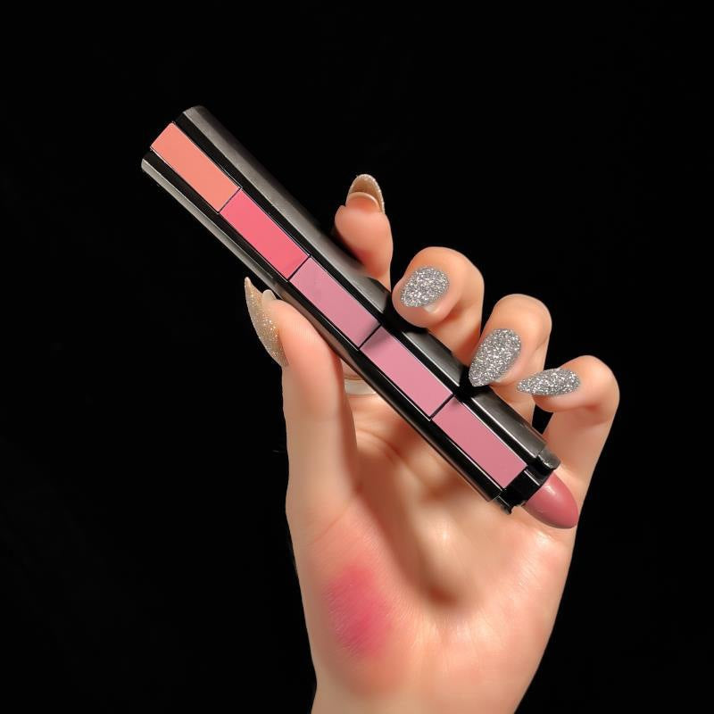 Fit Colors Matte 5-Color Lipstick Combination 5 Matte Velvet Color Non-Stick Cup Lip Gloss Lipstick - Korvel
