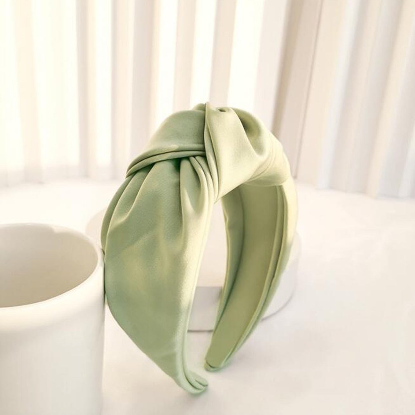 Premium Solid Color Wide Headband for Women