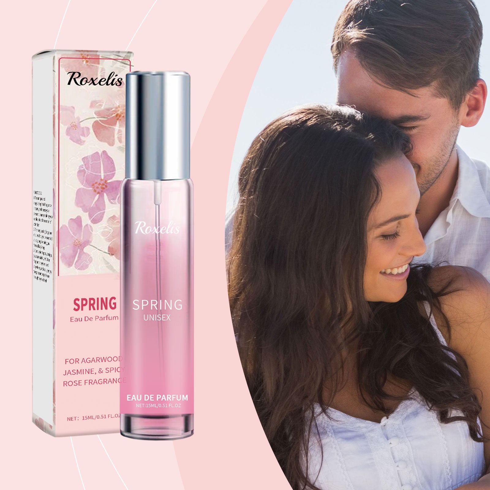 Spring Perfume Spicy Rose Fresh Natural Light Fragrance Portable Fragrance Exudes Personal Charm Perfume - Korvel