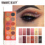 Romantic Beauty 12 Color Dazzle Eye Shadow Plate Pearlescent Matte Finish Eye Shadow Makeup - Korvel