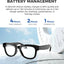 Bluetooth AI shooting glasses Bluetooth call voice assistant real-time translation 5-megapixel shooting stabilization - Korvel