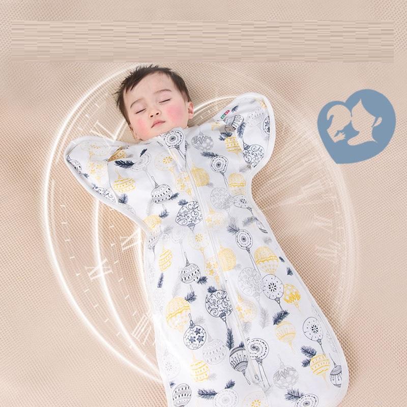 Premium Baby Cotton Anti Kick Printed Sleeping Bag