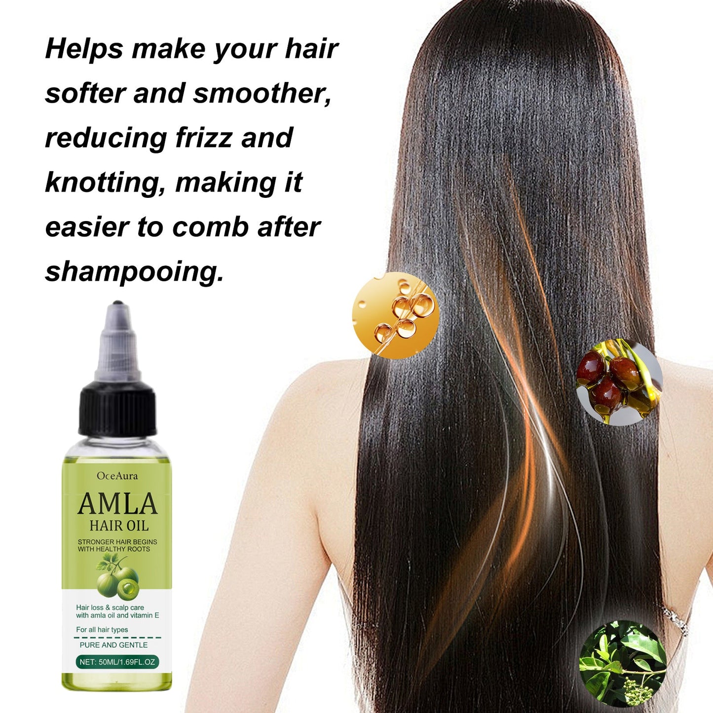 Hair Care Essence Soft And Moisturizing Hair Dry Hair Frizzy Tail Nourishing Hair Care Essence - Korvel
