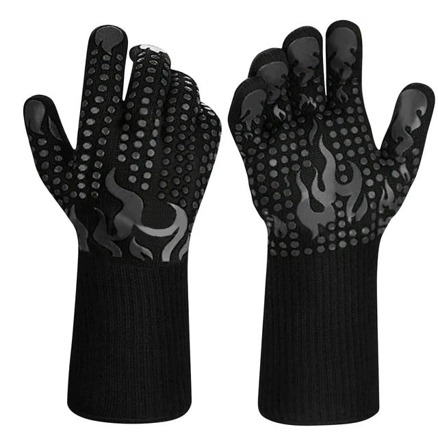 Guantes de BBQ Premium Resistentes al Calor para Asar y Hornear