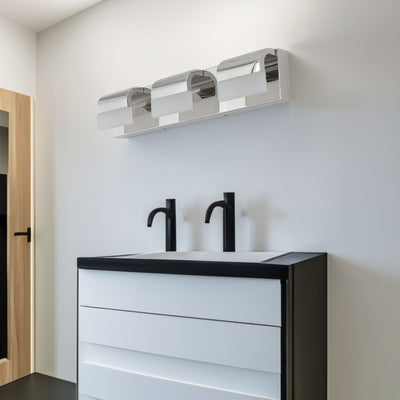 Modern 3-Light LED Bathroom Vanity Wall Light