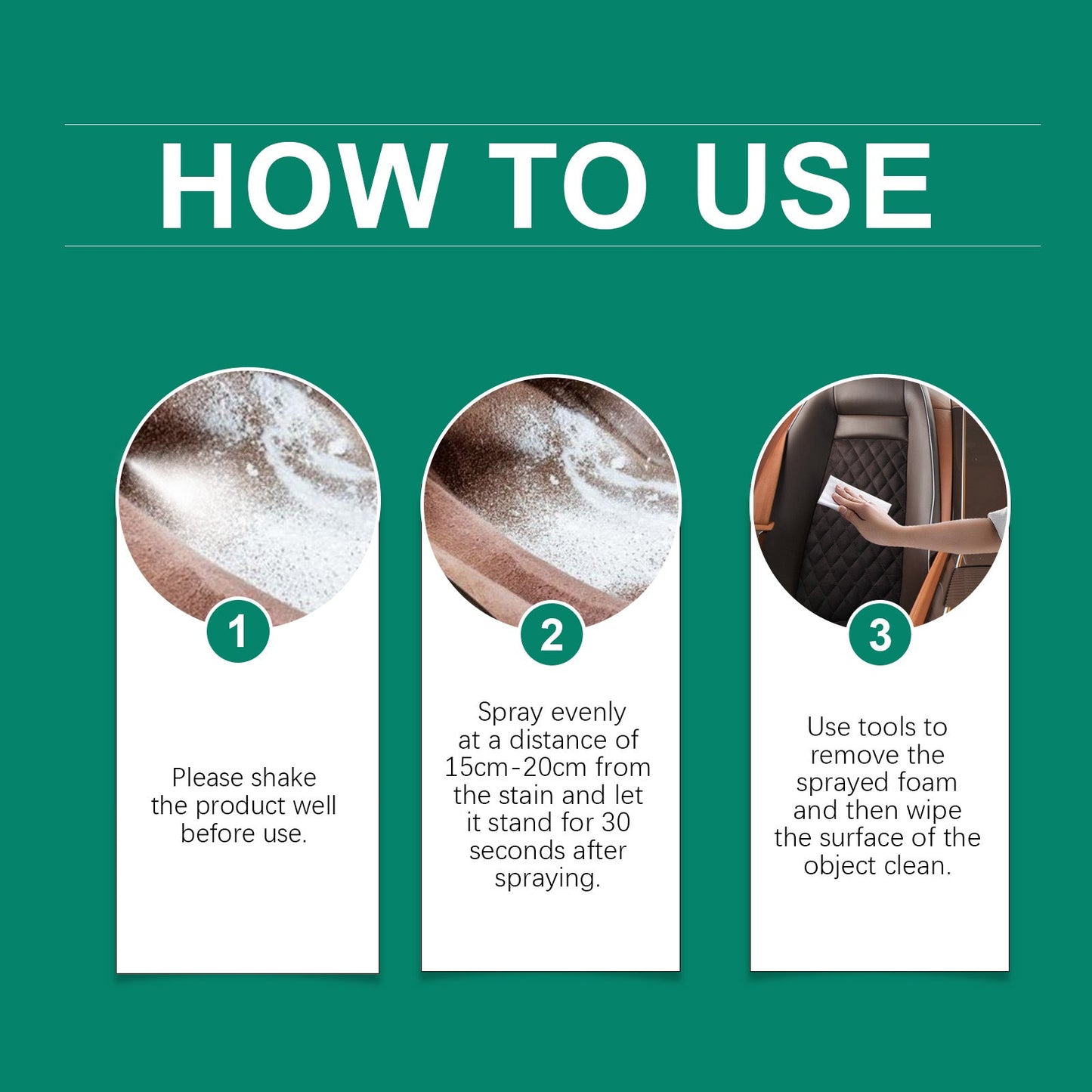 Premium Car Interior Foam Cleaner