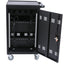Mobile Charging Cart and Cabinet for Tablets Laptops 30-Device - Korvel
